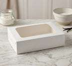 12 Brownie Box with Transparent Lid