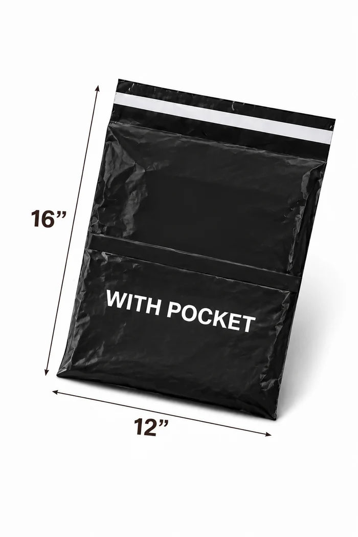 Customized Courier Bags with Pocket - Multiple Sizes