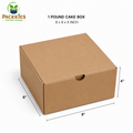 1 Pound Corrugated Cake Box