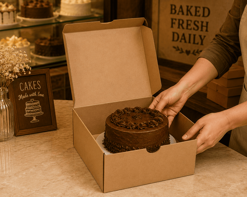 1 Pound Corrugated Cake Box