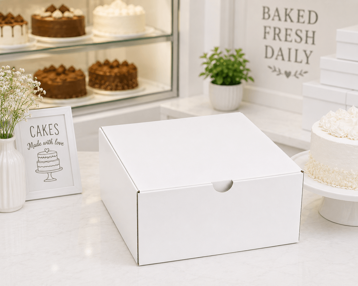 1 Pound Corrugated Cake Box