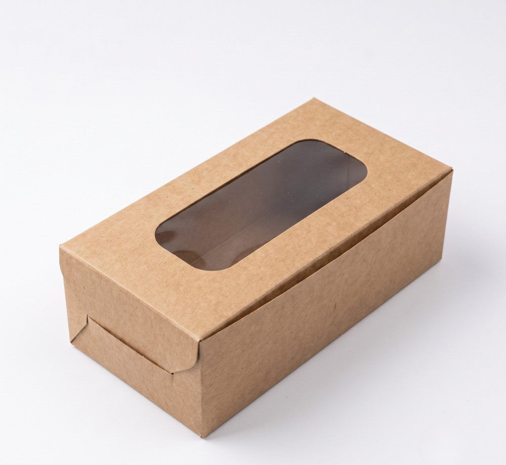 2 Brownie Box with Transparent Lid