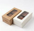 2 Brownie Box with Transparent Lid