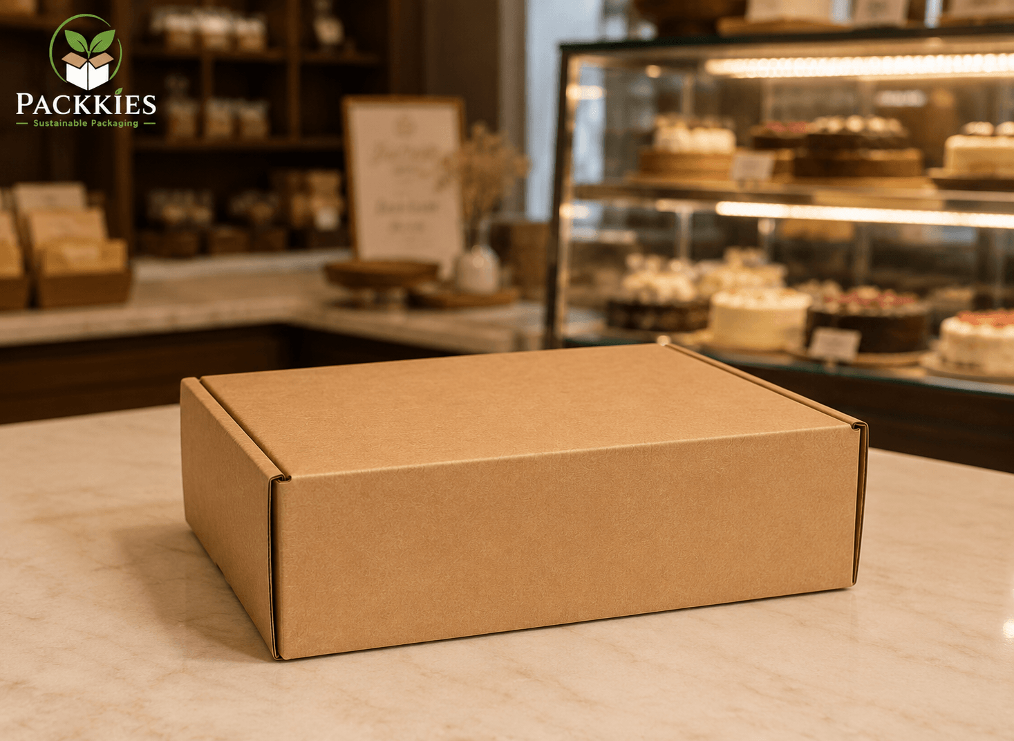 2 Pound Corrugated Cake Box