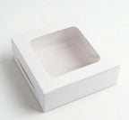 4 Brownie Box with Transparent Lid
