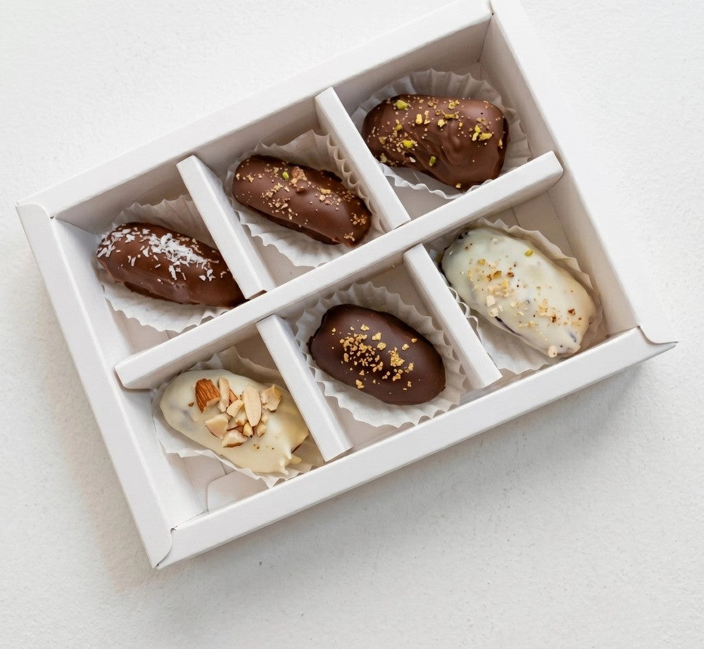 6 Chocolate Box with Transparent Lid