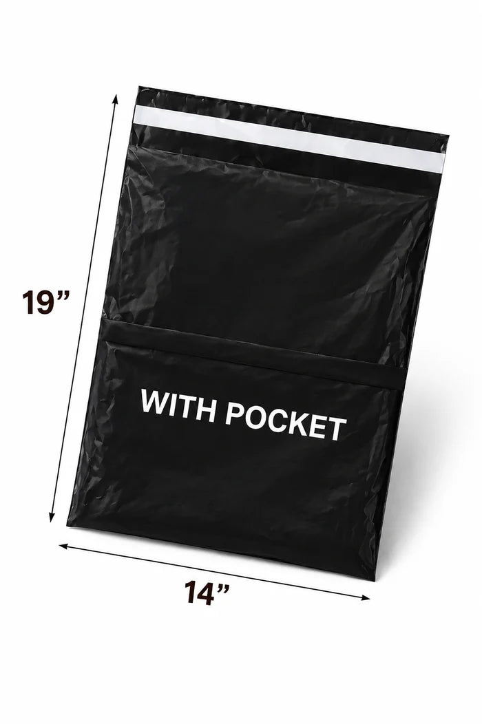 Customized Courier Bags with Pocket - Multiple Sizes