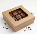 9 Brownie Box with Transparent Lid