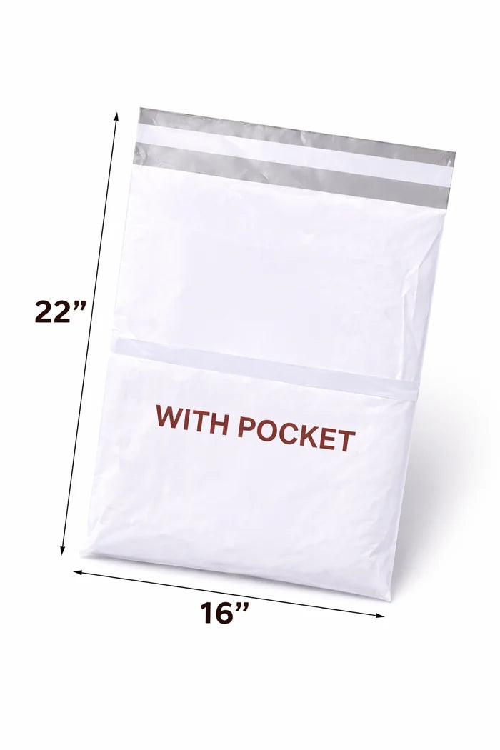 Customized Courier Bags with Pocket - Multiple Sizes