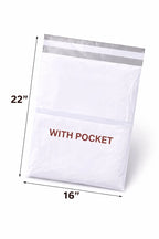 Customized Courier Bags with Pocket - Multiple Sizes (Packs)