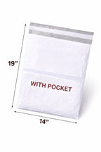 Customized Courier Bags with Pocket - Multiple Sizes (Packs)