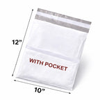 Customized Courier Bags with Pocket - Multiple Sizes (Packs)
