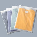 Plain Frosted Zipper Bags (Packs) - Multiple Sizes