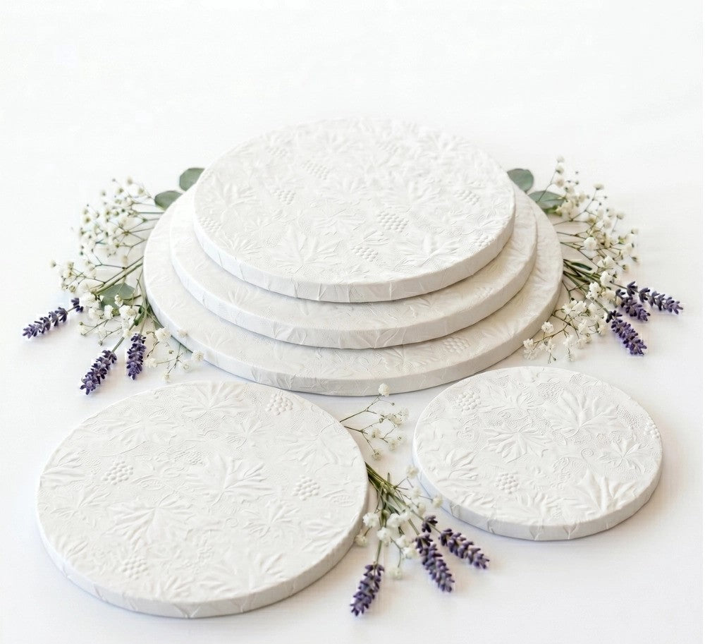 White Cake Drum Board