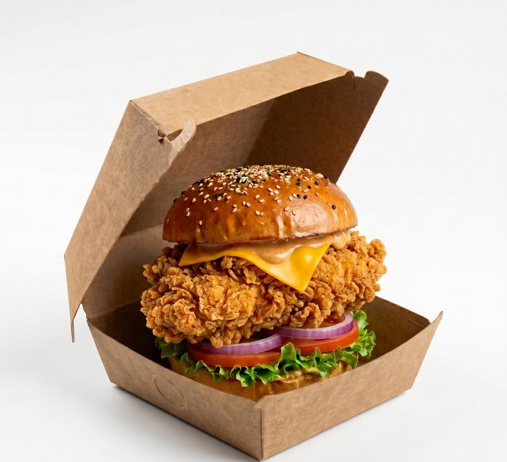 Clamshell Burger Box
