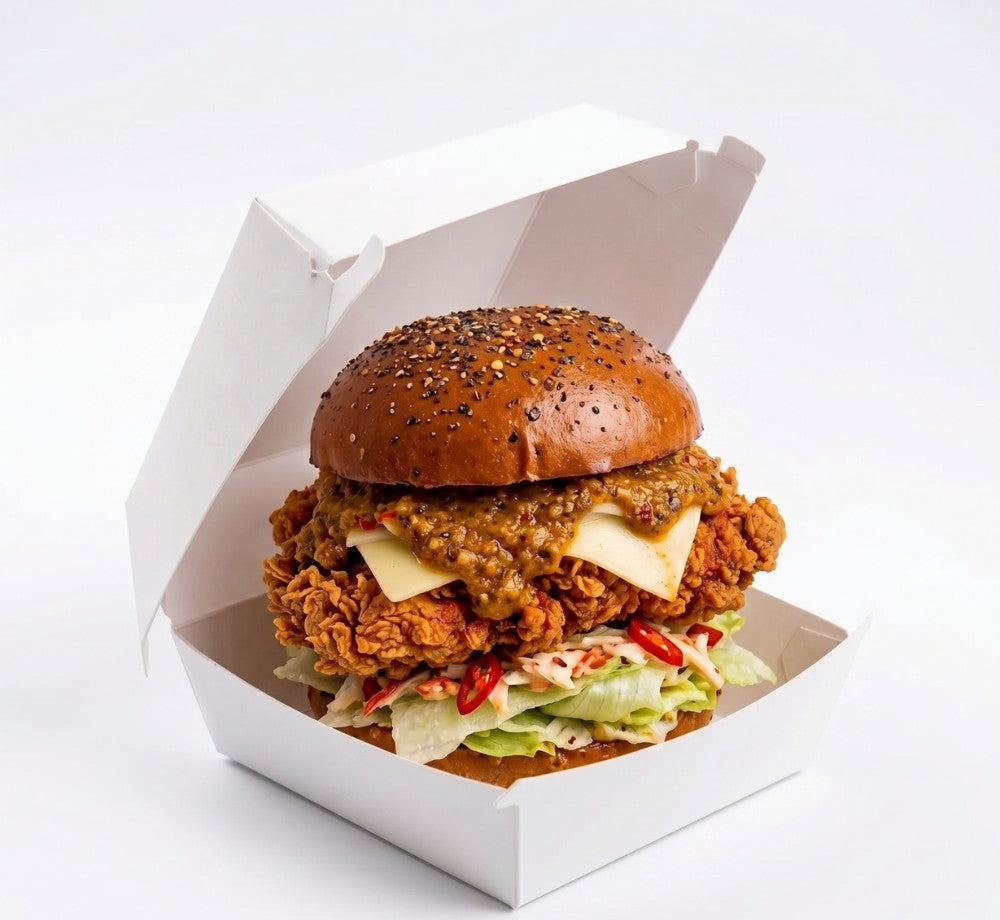Clamshell Burger Box