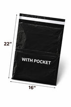 Customized Courier Bags with Pocket - Multiple Sizes (Packs)