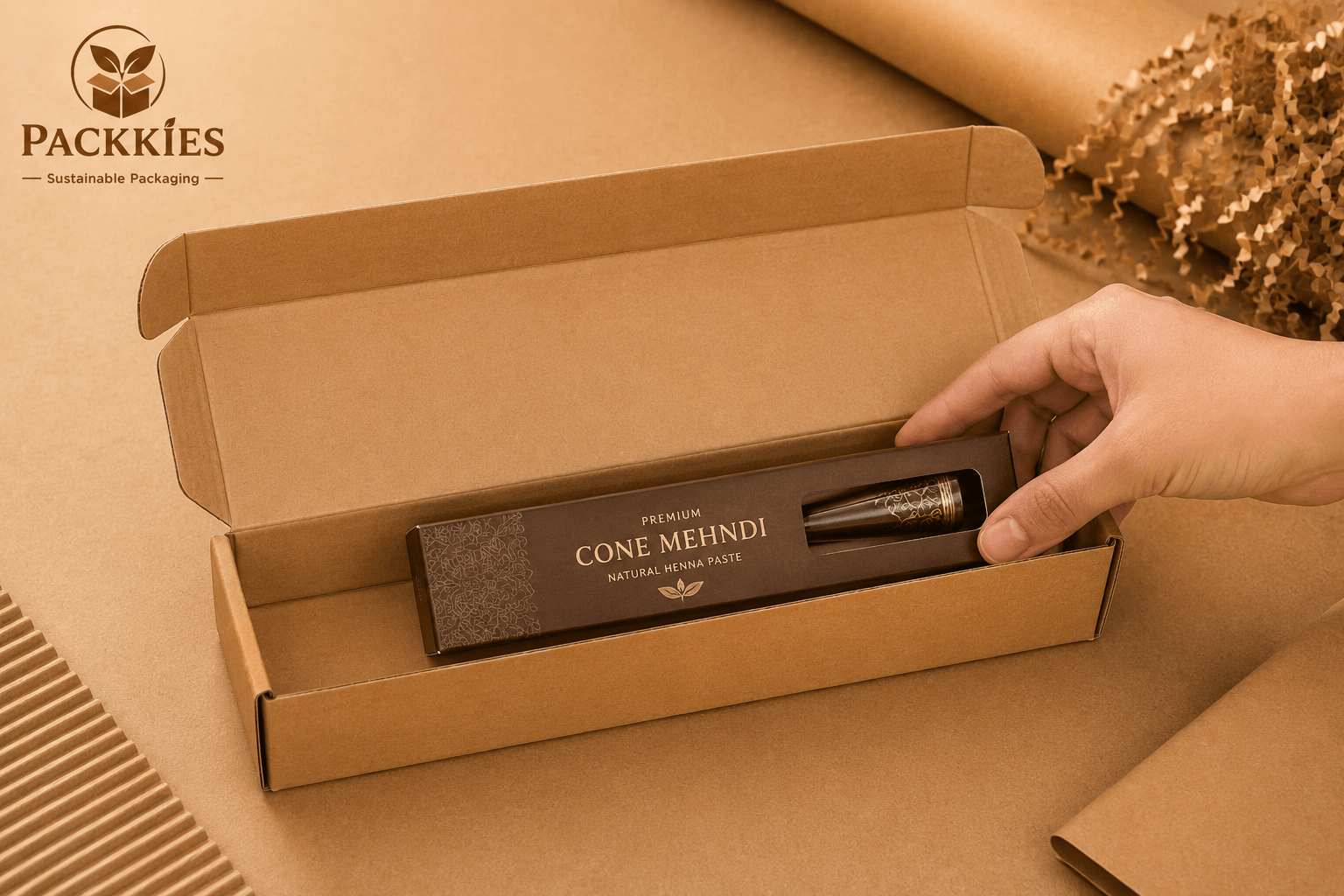 Cone Mehndi Ecommerce Box