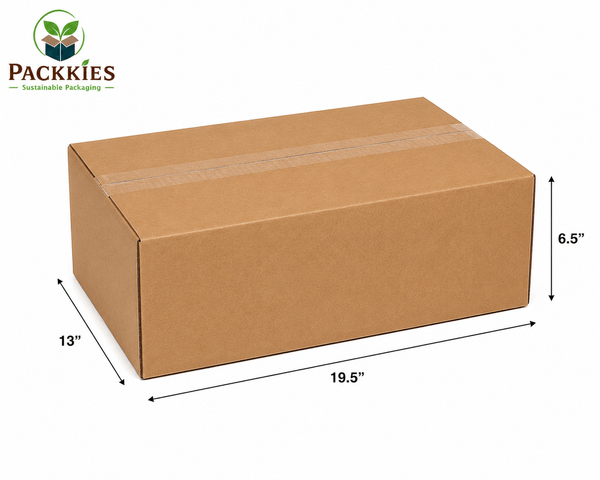 Large Carton Packaging Box - 19.5 by 13 by 6.5
