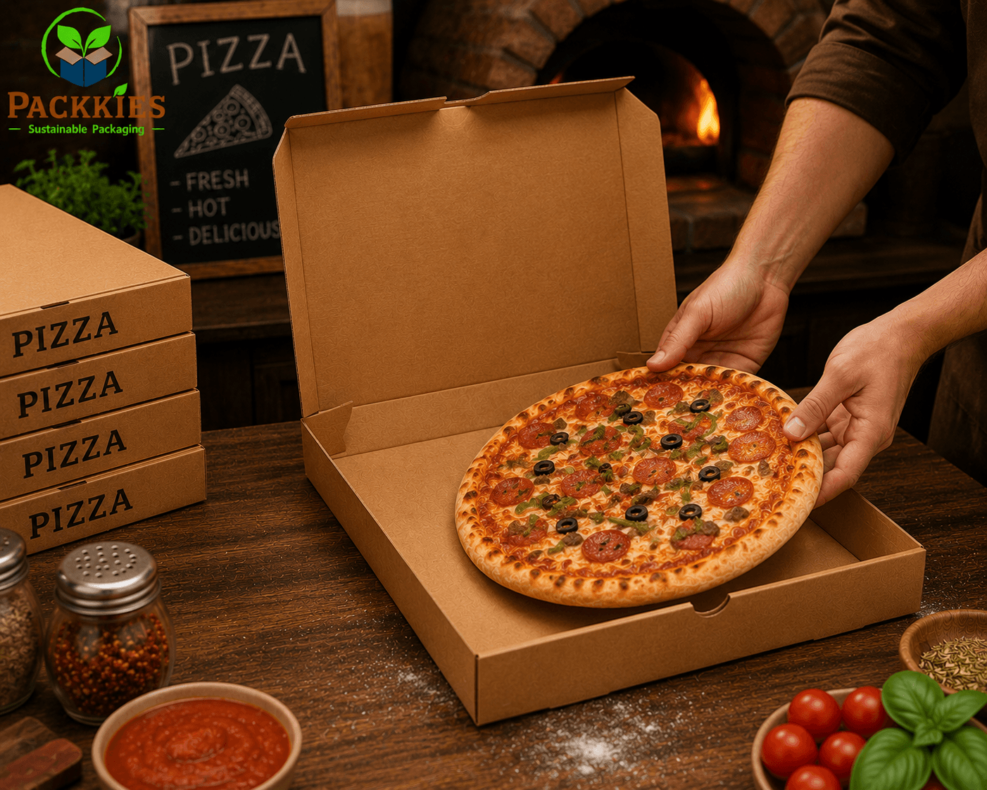 Large Pizza/Shipping Box