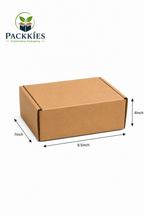 Medium E-Commerce Box - 8.5 by 7 by 4 - Brown (Packs)