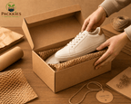Medium Shoe Box - 11.5 by 7 by 4.5 - Brown (Packs)