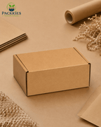 Mini Shipper Box E-commerce box - 7.5 by 6.5 by 3 - Brown (Packs)