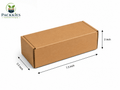 Premium Corrugated Cosmetic Packaging Box - 7.5 by 3.5 by 2