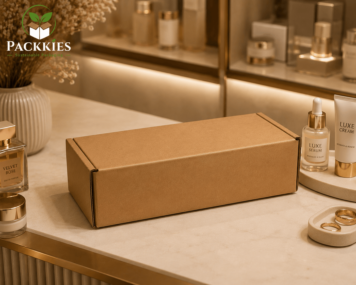 Premium Corrugated Cosmetic Packaging Box