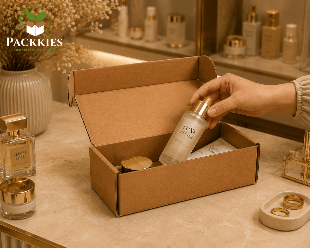Premium Corrugated Cosmetic Packaging Box