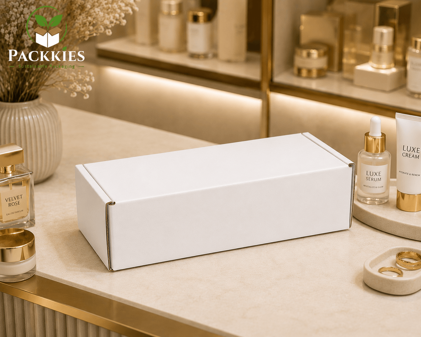 Premium Corrugated Cosmetic Packaging Box