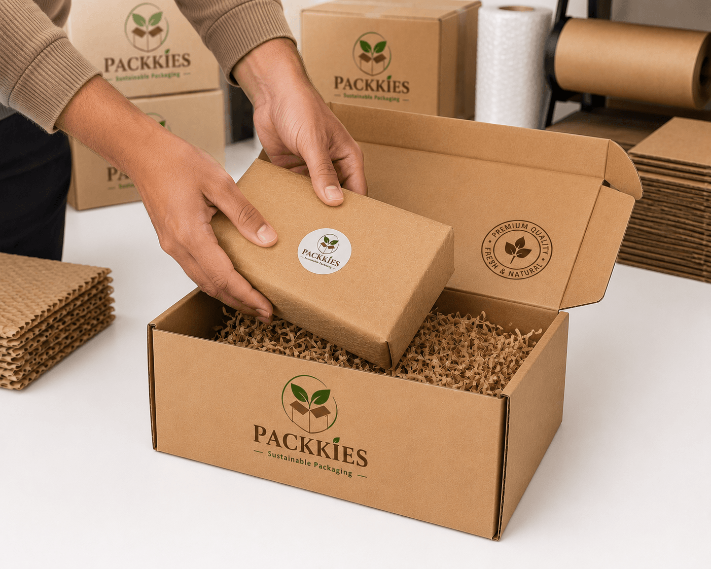 Premium Corrugated Mailer E-Commerce Box