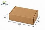 Quick Pack Mailer E-Commerce Box - 6.5 by 4 by 2.5 - Brown (Packs)