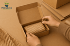 Small E-Commerce Box - 7.5 by 6 by 4 - Brown (Packs)
