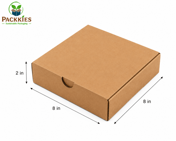 Small Pizza or Ecommerce Box - 8 by 8 by 2